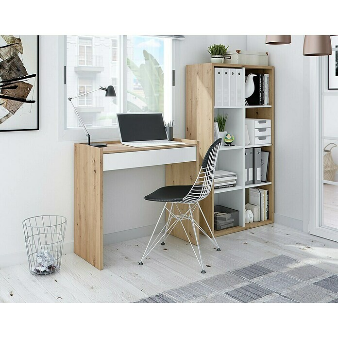 Conjunto de muebles Noa (Roble Nodi/Blanco Artik, 2 pzs.) | BAUHAUS