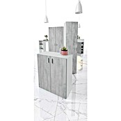 Armario multiusos de madera Tidy (L x An x Al: 37 x 41 x 182 cm, Blanco Artik/Cemento, Espesor: 15 mm) | BAUHAUS
