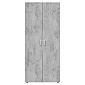 Armario multiusos de madera Tidy (L x An x Al: 37 x 80 x 182 cm, Blanco Artik/Cemento) | BAUHAUS