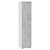 Armario multiusos de madera Tidy (L x An x Al: 37 x 41 x 182 cm, Blanco Artik/Cemento, Espesor: 15 mm) | BAUHAUS