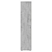 Armario multiusos de madera Tidy (L x An x Al: 37 x 41 x 182 cm, Blanco Artik/Cemento, Espesor: 15 mm) | BAUHAUS