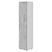 Armario multiusos de madera Tidy (L x An x Al: 37 x 41 x 182 cm, Blanco Artik/Cemento, Espesor: 15 mm) | BAUHAUS