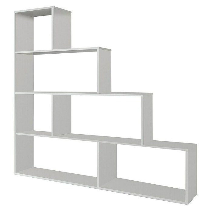 Estantería de madera Klum (L x An x Al: 29 mm x 145 cm x 145 cm, Blanco Brillo) | BAUHAUS