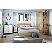 Cómoda Velvet (L x An x Al: 40 x 77,5 x 94 cm, Roble Nodi/Blanco Artik, Número de cajones: 4 ud.) | BAUHAUS