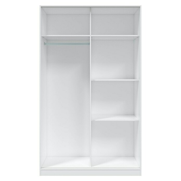 Armario de puertas correderas Indira (L x An x Al: 50 x 120 x 200 cm, Blanco Artik/Blanco Velho, Espesor: 15 mm) | BAUHAUS