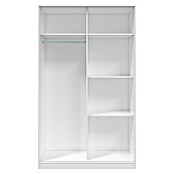 Armario de puertas correderas Indira (L x An x Al: 50 x 120 x 200 cm, Blanco Artik/Blanco Velho, Espesor: 15 mm) | BAUHAUS