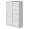 Armario de puertas correderas Indira (L x An x Al: 50 x 120 x 200 cm, Blanco Artik/Blanco Velho) | BAUHAUS
