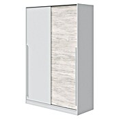 Armario de puertas correderas Indira (L x An x Al: 50 x 120 x 200 cm, Blanco Artik/Blanco Velho, Espesor: 15 mm) | BAUHAUS