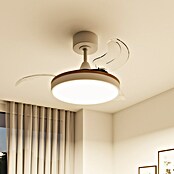 Arte confort Ventilador de techo Ginebra (Blanco, 91 cm, 28 W, Blanco cálido) | BAUHAUS