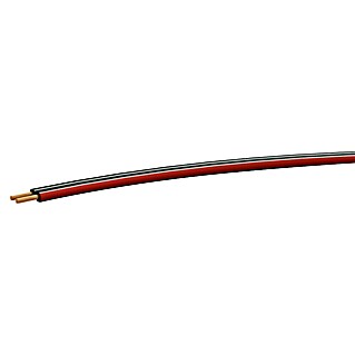 Lautsprecherleitung Meterware (Anzahl Adern: 2, 2,5 mm², Schwarz)