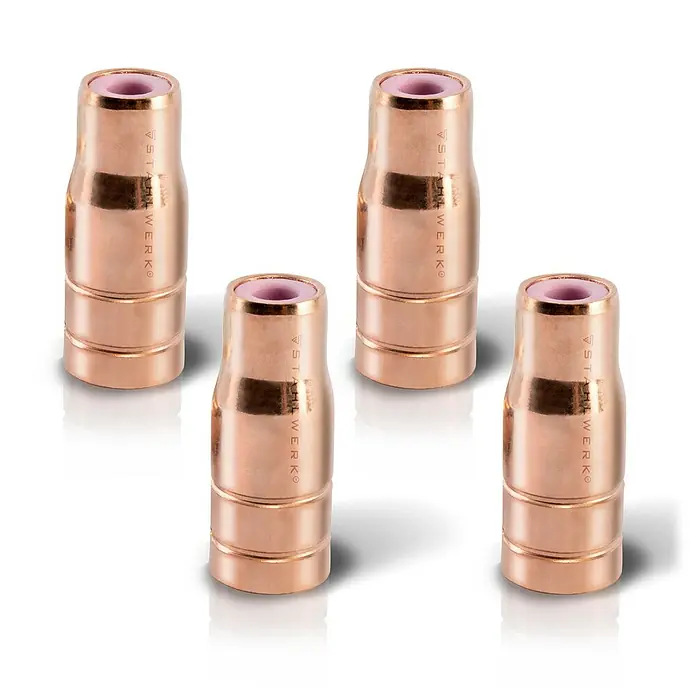 STAHLWERK Fülldrahtdüse 4 x Original Fülldrahtdüse MIG MAG AK15/MB15 - 