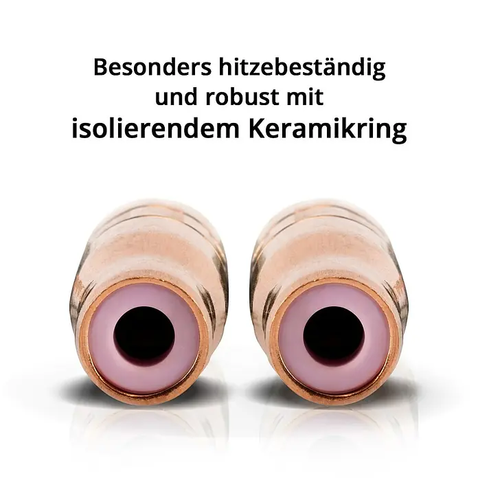 STAHLWERK Schweißzubehör-Set Fülldrahtdüse AK15/MB15 bis zu 200 A 6er Set - 9 -tlg.