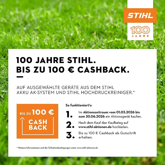 Stihl AK Akku-Freischneider FSA 70 R - 36 V, Ohne Akku, Schnittbreite Faden: 38 cm - STIHL 100-Jahre Jubiläumsaktion: Bis zu 100 € Cashback auf AKKU AK-System Geräte und Hochdruckreiniger.
