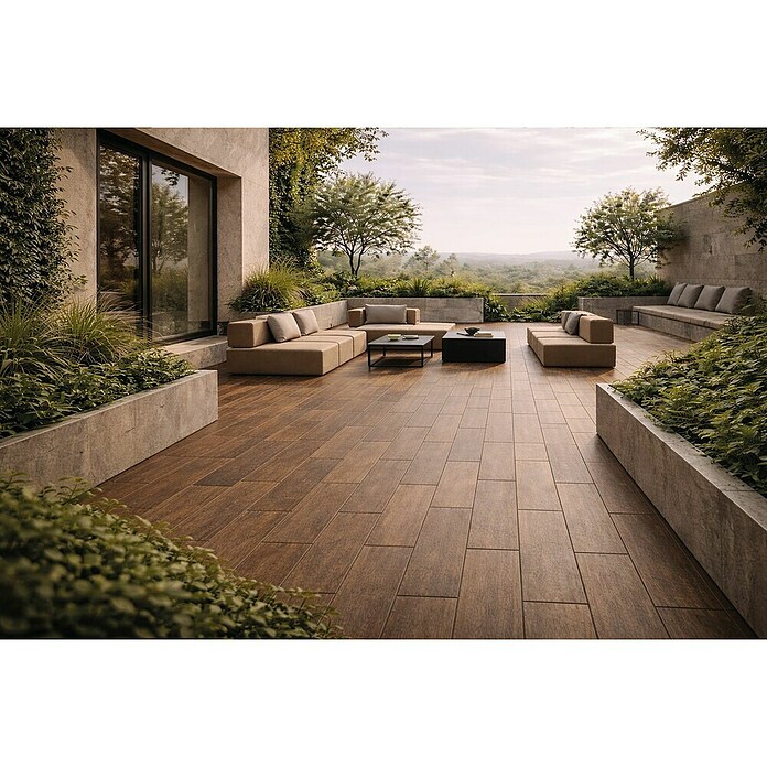 Terrassenfliese Foresta (40 x 80 x 2 cm, Scuro, Matt) | BAUHAUS