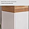 Camargue Nature Midischrank (30 x 31,8 x 92 cm, Weiß/Eiche, DIN Anschlag: Rechts) | BAUHAUS