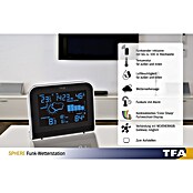 TFA Dostmann Funkwetterstation Sphere (L x B x H: 14,8 x 5,3 x 11,7 cm, Kunststoff, Schwarz) | BAUHAUS