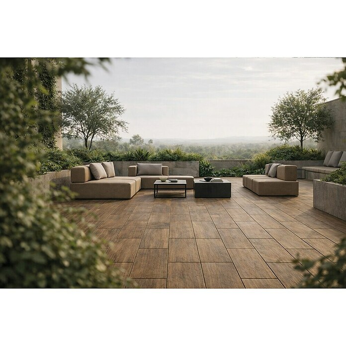 Terrassenfliese Foresta (40 x 80 x 2 cm, Scuro, Matt) | BAUHAUS