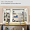 Camargue Nature LED-Spiegelschrank (B x H: 100 x 82,2 cm, Mit Beleuchtung) | BAUHAUS