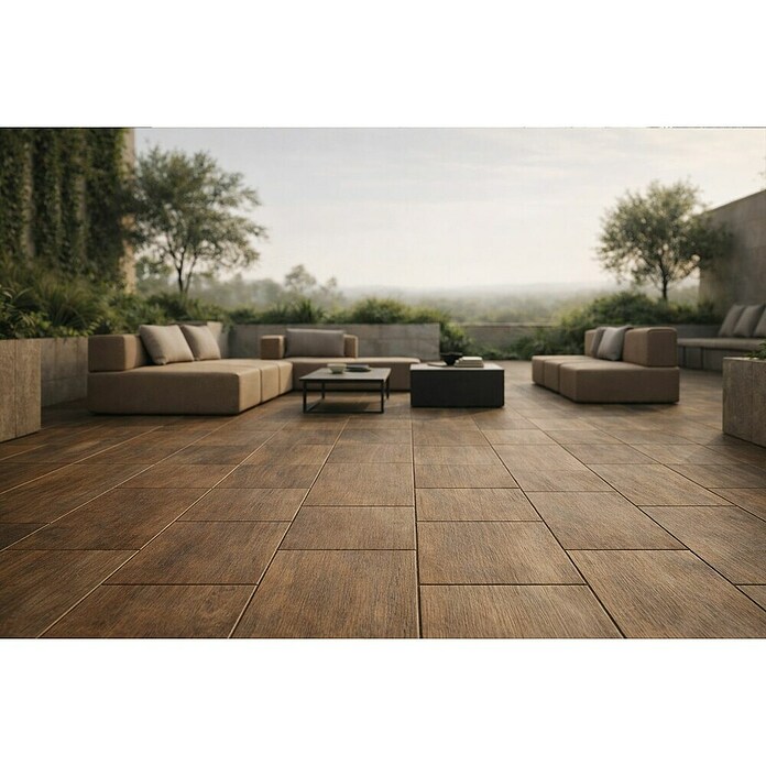 Terrassenfliese Foresta (40 x 80 x 2 cm, Scuro, Matt) | BAUHAUS