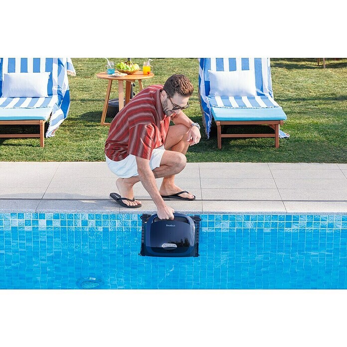 Beatbot Robot de piscina Aquasense 2 (Funcionamiento con batería, Específico para: Piscinas de hasta 300 m², Potencia de filtración: 20.800 l/h) | BAUHAUS