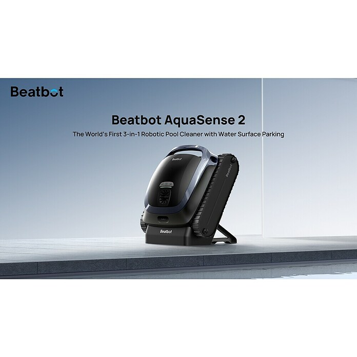 Beatbot Robot de piscina Aquasense 2 (Funcionamiento con batería, Específico para: Piscinas de hasta 300 m², Potencia de filtración: 20.800 l/h) | BAUHAUS