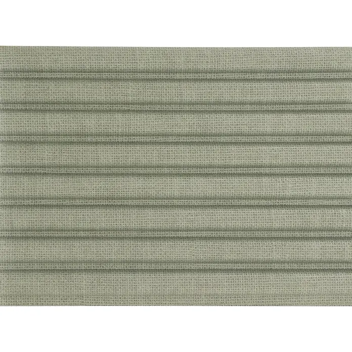 CanDo Akustikpaneel Curve - Sage, 2.600 x 300 x 19 mm, 2 Stk. - Hellgrüner Plisseestoff mit dezenter Gitterstruktur.