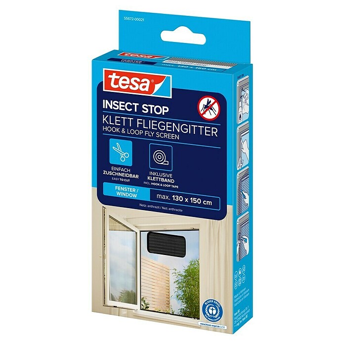 Tesa Insect Stop Horgaas Standard (b x h: 130 x 150 cm, Montage hor: Met klittenband vastmaken) | BAUHAUS