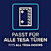 Tesa Insect Stop Adapter-Set Insect Stop FALT Tür (Weiß, Passend für: alle tesa Aluminiumrahmen Türen, Klemmen) | BAUHAUS