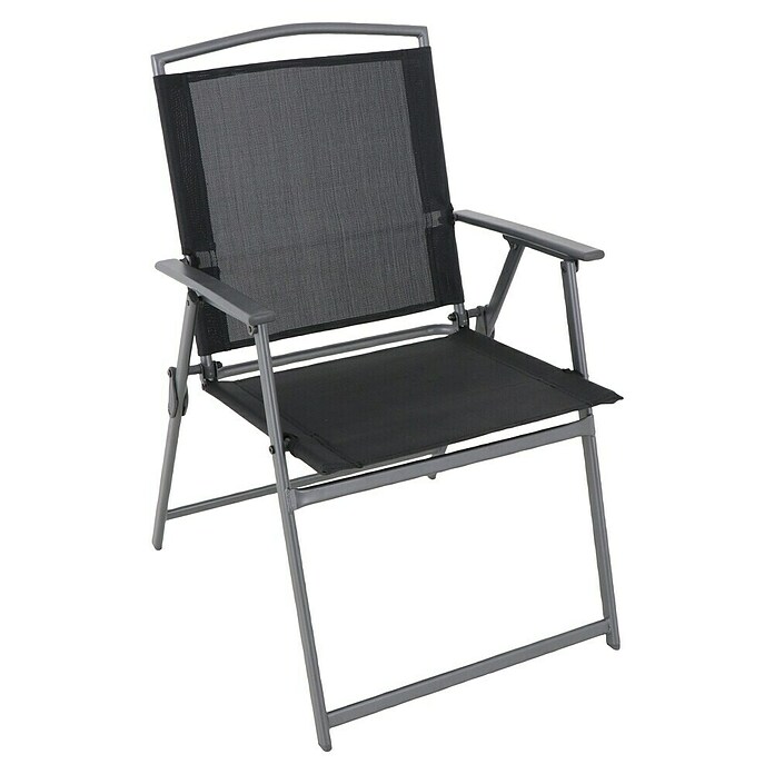 Sunfun Set de muebles de jardín Marta (5 piezas, Vidrio/Textil, Antracita)