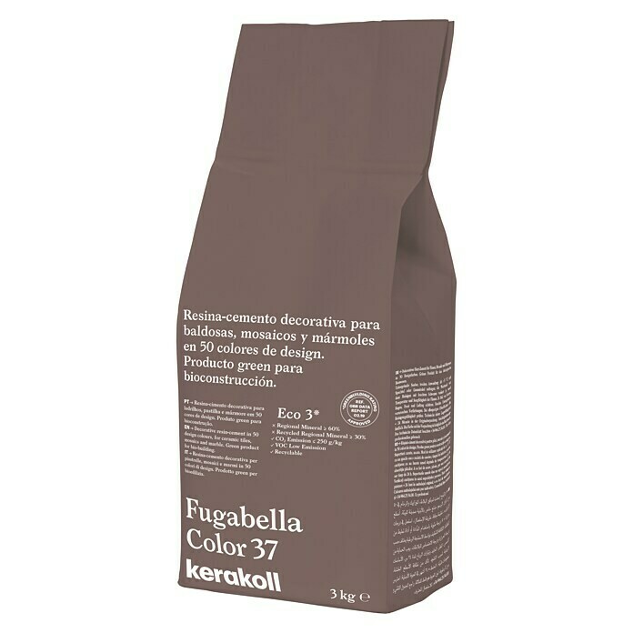 Kerakoll Sellador de resina - cemento Fugabella (Tono de color: 37, 3 kg)