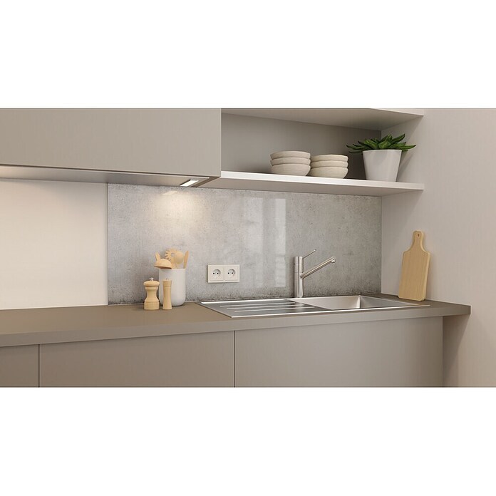 CUCINE Glaspunkthalter (4 Stk., Passend für: Cucine Küchenrückwände aus Glas)