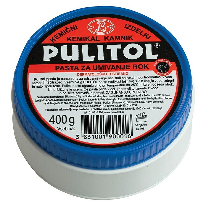 Pasta za umivanje rok Pulitol  (400 g) | 2750 - Reinigung, Pflege, Schmierung | BDDB - Autopflege | BDD - Autozubehör | BD - Autozubehör | B - Werkz/Masch/Maschzubeh/Auto | BAUHAUS