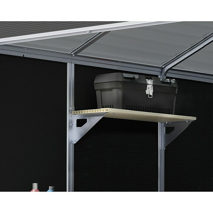 Palram – Canopia Regal-Set (84,7 x 30,5 cm, Passend für: Palram-Canopia Gerätehaus SkyLight & Rubicon, 3 Stk.) | BAUHAUS