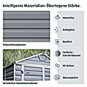 Palram – Canopia Regal-Set (84,7 x 30,5 cm, Passend für: Palram-Canopia Gerätehaus SkyLight & Rubicon, 3 Stk.) | BAUHAUS