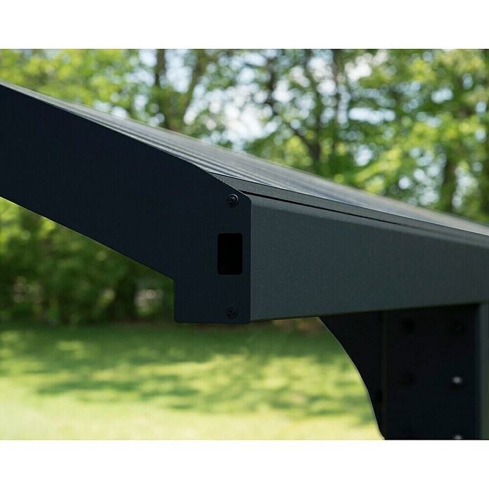 Palram – Canopia Gerätehaus Skylight (Braun, Außenmaß inkl. Dachüberstand (B x T): 110 x 175 cm) | BAUHAUS