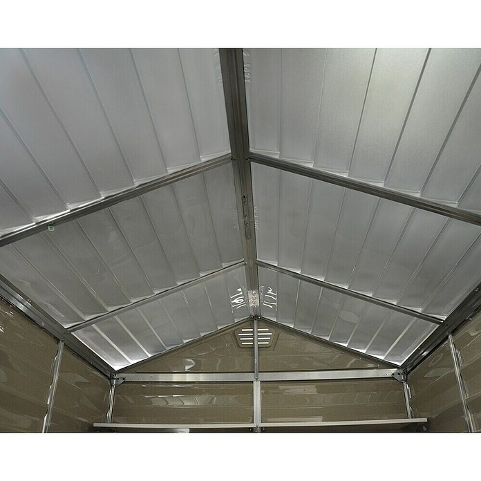 Palram – Canopia Gerätehaus Skylight (Braun, Außenmaß inkl. Dachüberstand (B x T): 110 x 175 cm) | BAUHAUS