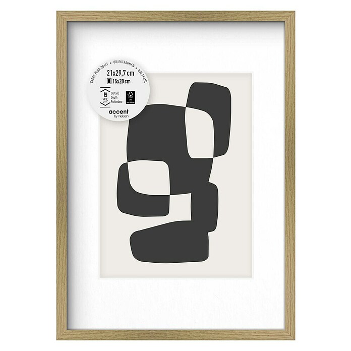 Accent Bilderrahmen Aura (Eiche, 21 x 29,7 cm / DIN A4, Holz)