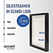 Accent Bilderrahmen Aura (Schwarz, 13 x 18 cm, Holz)