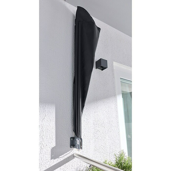 Sunfun Balkonfächer (Anthrazit, 1,4 x 1,4 m)