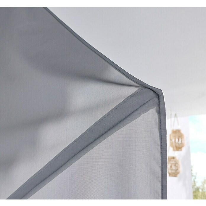 Sunfun Balkonfächer (Grau, 1,4 x 1,4 m)