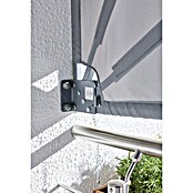 Sunfun Balkonfächer (Grau, 1,4 x 1,4 m)