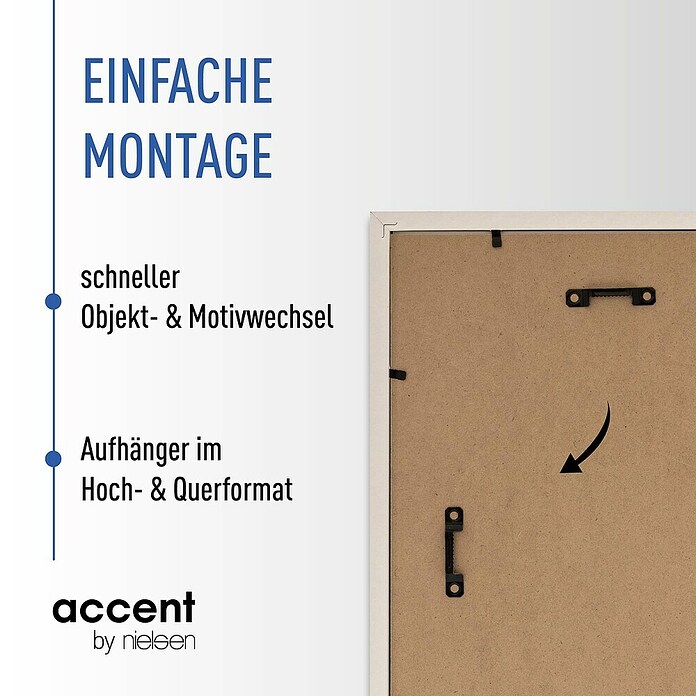 Accent Bilderrahmen Aura (Eiche, 30 x 40 cm, Holz)