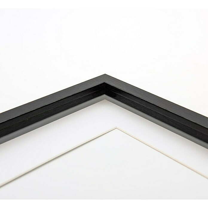 Accent Bilderrahmen Aura (Schwarz, 40 x 50 cm, Holz)