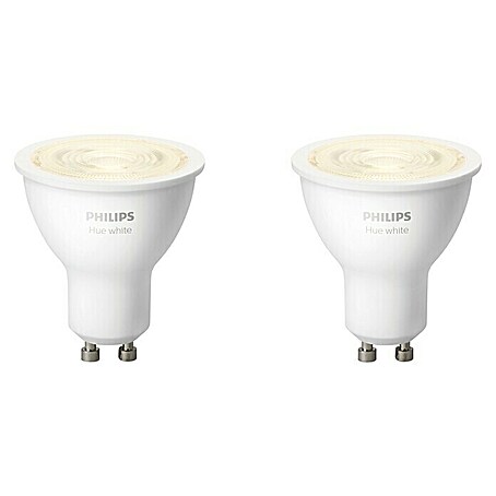 Philips Hue LED-Lampe White (GU10, Dimmbar, 400 lm, 5,2 W)