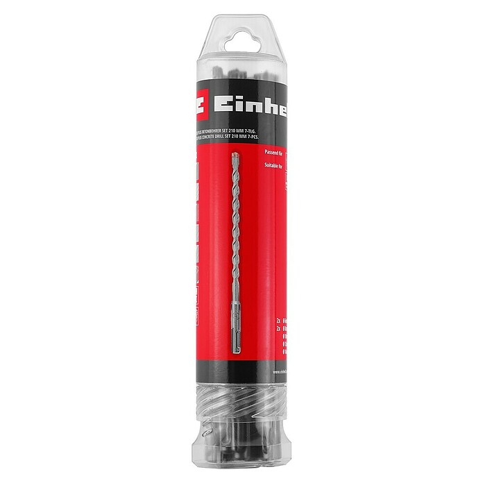 Einhell Set svedrov za beton SDS-plus  (10 -del.) | 2546 - Bohrer Stein, Beton | BCDA - Zubeh Bohrm/Bohrhämmer/Akkumasch | BCD - Maschinenzubehör | BC - Maschinenzubehör | B - Werkz/Masch/Maschzubeh/Auto | BAUHAUS