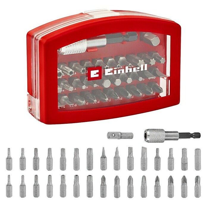Einhell Set bitov  (32 -del., null) | 2550 - Bits | BCDA - Zubeh Bohrm/Bohrhämmer/Akkumasch | BCD - Maschinenzubehör | BC - Maschinenzubehör | B - Werkz/Masch/Maschzubeh/Auto | BAUHAUS