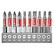Einhell Set bitov s fleksibilnim držalom  (11 -del.) | 2550 - Bits | BCDA - Zubeh Bohrm/Bohrhämmer/Akkumasch | BCD - Maschinenzubehör | BC - Maschinenzubehör | B - Werkz/Masch/Maschzubeh/Auto | BAUHAUS