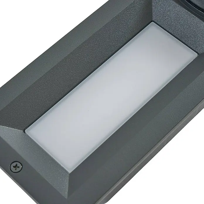 Lucande Außenwandleuchte Lachlain - schwarz, IP54