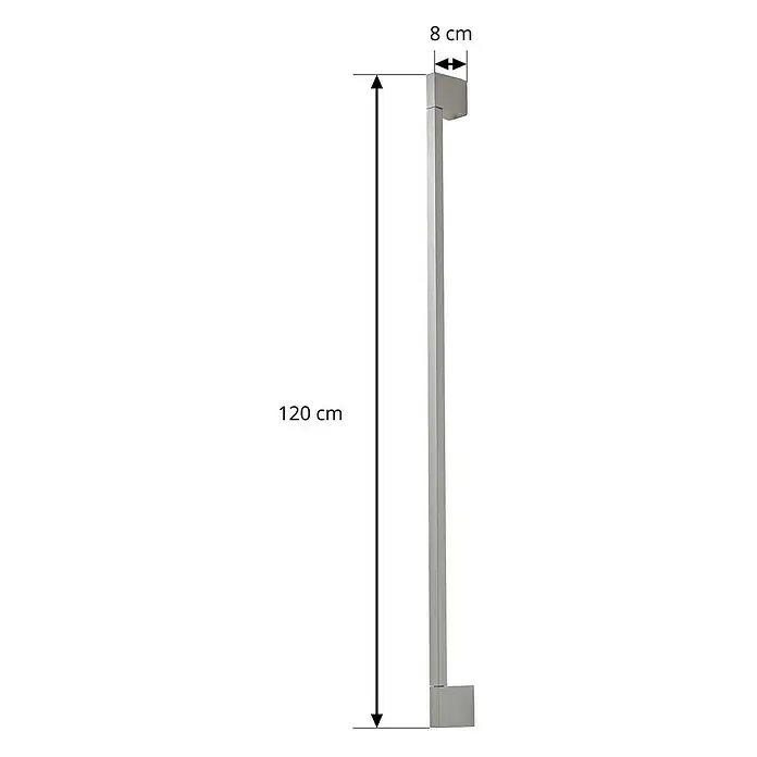 Lindby Außenwandleuchte Neano - alu / grau / zink, IP54