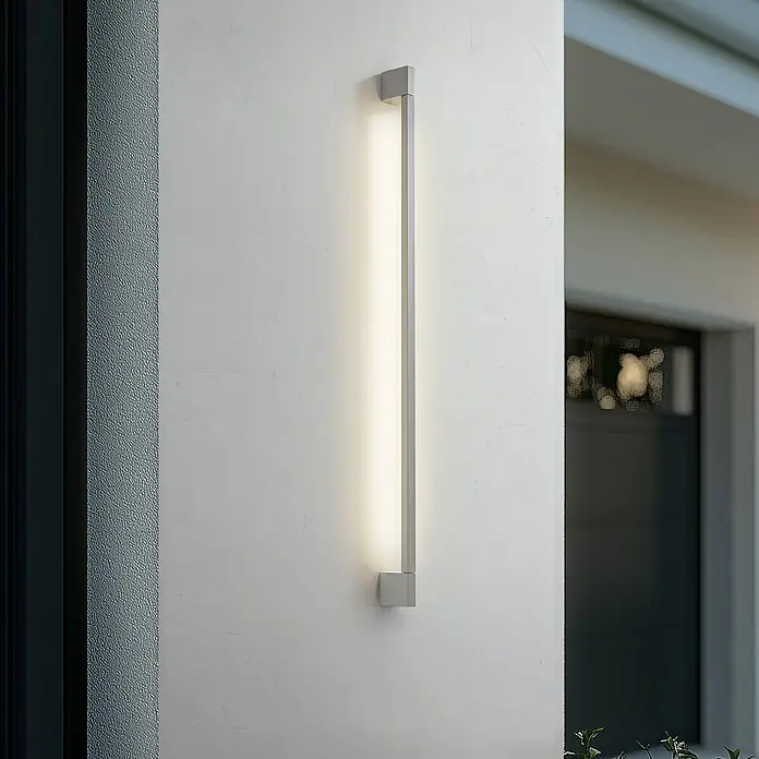 Lindby Außenwandleuchte Neano - alu / grau / zink, IP54